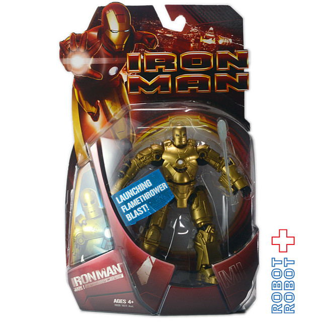 ハズブロ アイアンマン マーク1 ゴールド アクションフィギュア Robotrobot
