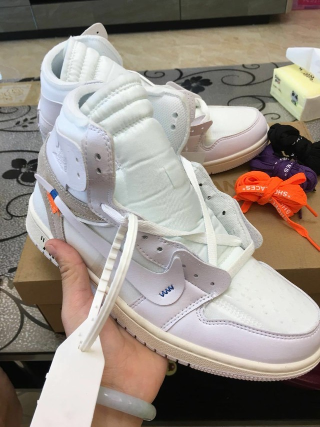 中古品 中古品 白 オフホワイト ナイキジョーダン1 スニーカー Off White Air Jordan 1 Love Fashion Shop