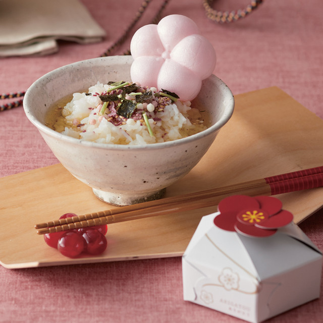 梅のお茶漬け最中プチギフト1個 結婚式 披露宴 記念品 ホワイトデーのお返し お礼 G 064 幸せデリバリー リングピローなどの結婚式 アイテム 手芸用品の通販