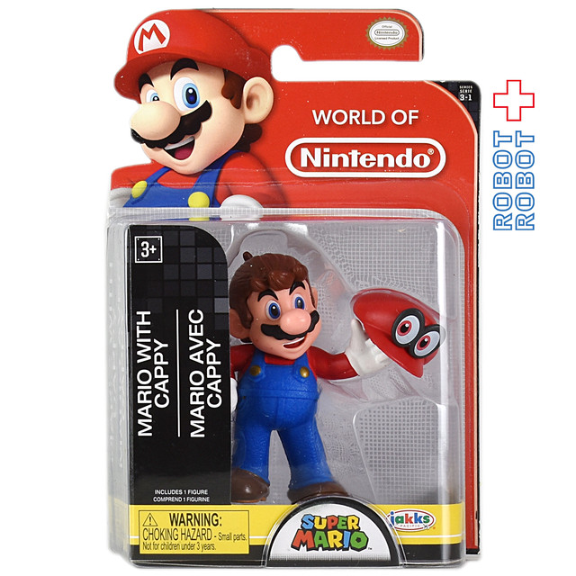 ワールドオブニンテンドー マリオ With キャッピー 2 5インチ アクションフィギュア Robotrobot