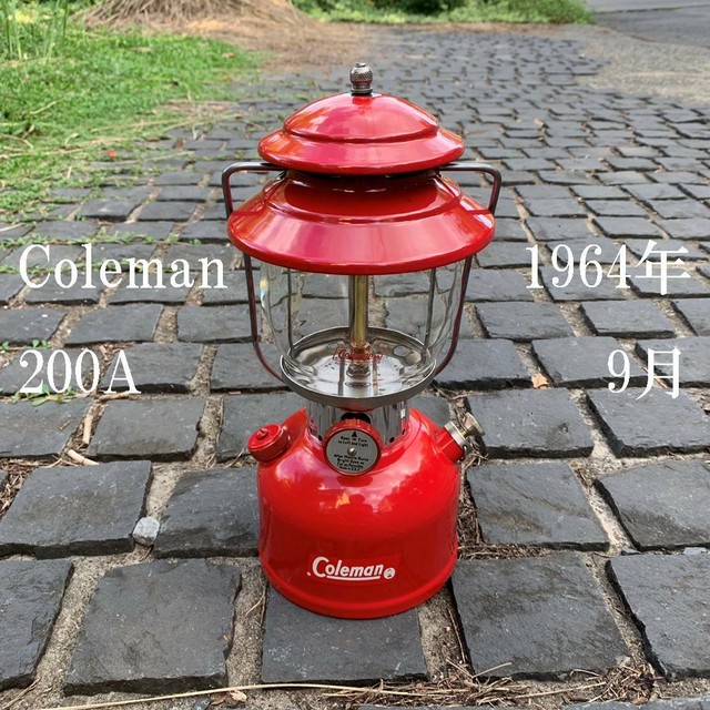 売切れ Coleman 0a 1964年9月製造 コールマン オールド ランタン アンティーク ビンテージ つくばらいとアンティークランタン