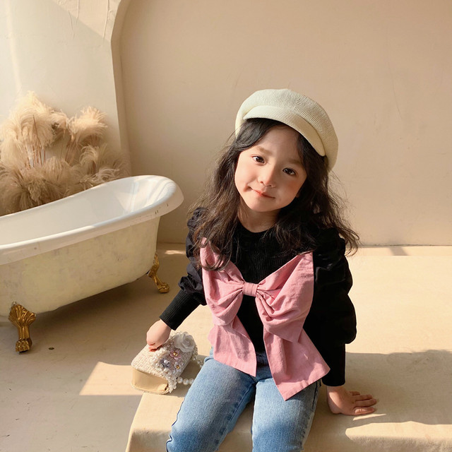 トップス リボン 春 秋 おしゃれ 可愛い 子供 キッズ ベビー 赤ちゃん 男の子 女の子 子供服 Hay902 Berceau Select Shop ベルソー セレクトショップ キッズ 親子ペアetc