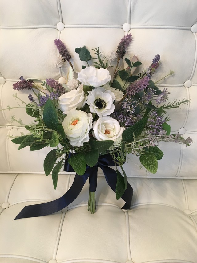 アネモネ ハーブミックス クラッチブーケ Hanaruri