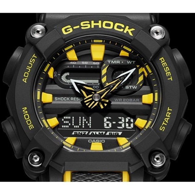 Ga 900a 1a9jf G Shock ビスデザイン ワールドタイム 電池寿命7年 Black Yellow Casio カシオ 腕時計 国内正規品 Plus Favo