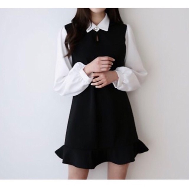 バイカラーワンピース Fromkobe