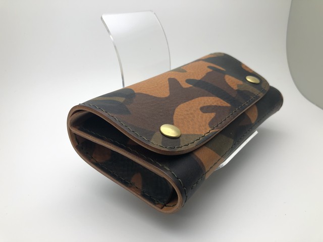 シャグポーチ 手巻きタバコポーチ タバコケース イタリアンレザー エルヴァケーロ Mikawaya Leather Works