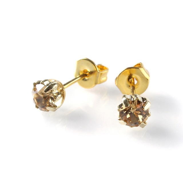 トパーズピアス Sandco