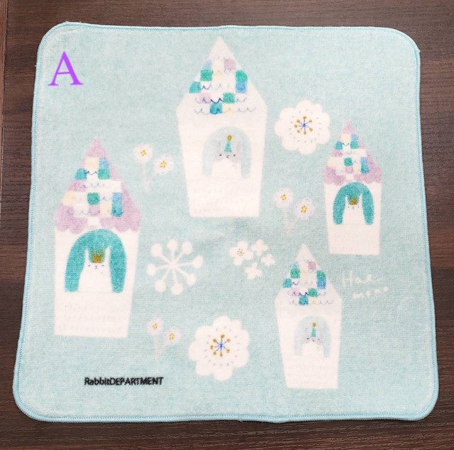 Halイラスト タオルハンカチ ラビットデパートメント Rabbit Department うさぎ雑貨