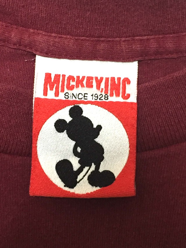 90s Usa製 Mickey Inc トワイライトゾーン タワー オブ テラー ミッキーマウス キャラクターtシャツ メンズxl C0497 古着屋icecream