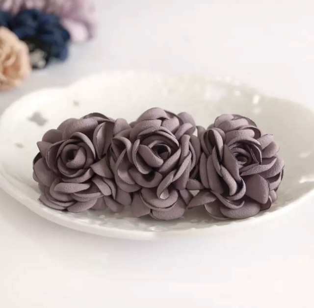 お取り寄せ商品 バレッタ ヘアアクセサリー ヘアピン ヘアクリップ 薔薇 バラ 花 ゴージャス お洒落 大人 Candy Melts