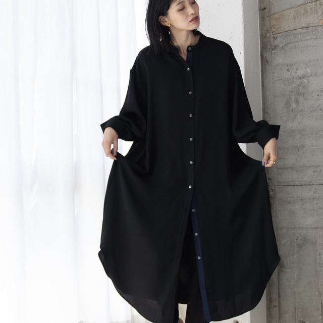 Shirt One Piece Black Color Sai Made In Japan