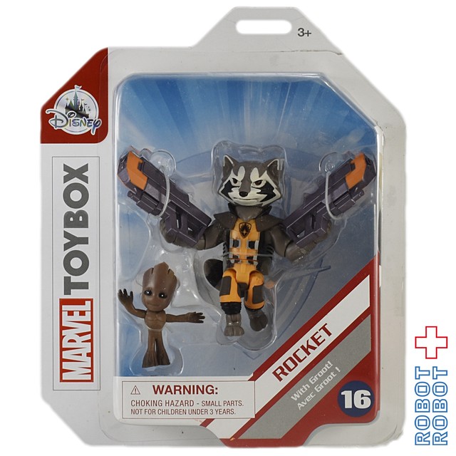 ディズニーストア マーベル トイボックス ロケット アクションフィギュア Robotrobot