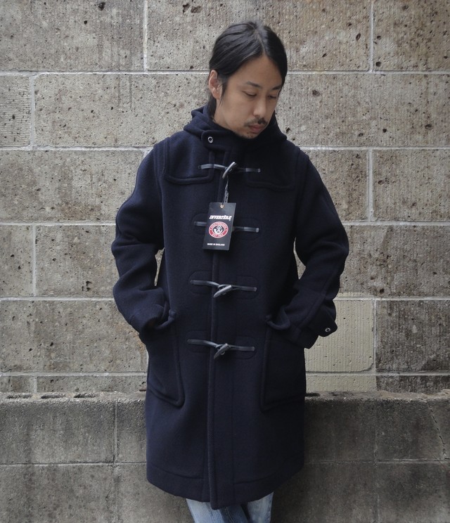 Invertere インバーティア Newton Abbot Long Duffle Coat ネイビー セレクトショップ Regular レギュラー仙台 Base通販