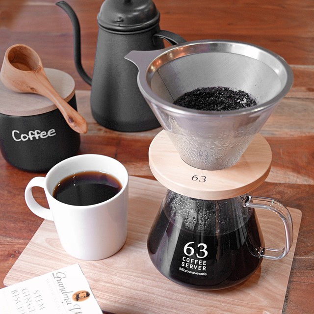 ロクサン 63 ステンレスフィルター付きドリッパー ステンレスメッシュフィルター Coffee Maker コーヒーメーカー マグカップにセット ドリッパー おしゃれ おうちカフェ 北欧雑貨 Soleil Bloom ソレイユブルーム
