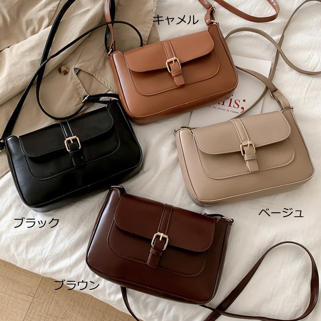 肩掛けバッグ ミニ ショルダー 小さめ 秋冬 レディース 斜めがけ ショルダーバッグ レディース 大人 バッグ Puレザー ショルダー 肩掛けカバン ネット通販 購入 激安 10代 代 30代 40代 春 夏 秋 冬 Roprot ロプロット ファッション レディースアパレル販売