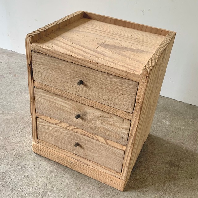 引き出し3杯 小引き出し 古道具 Ju Gu