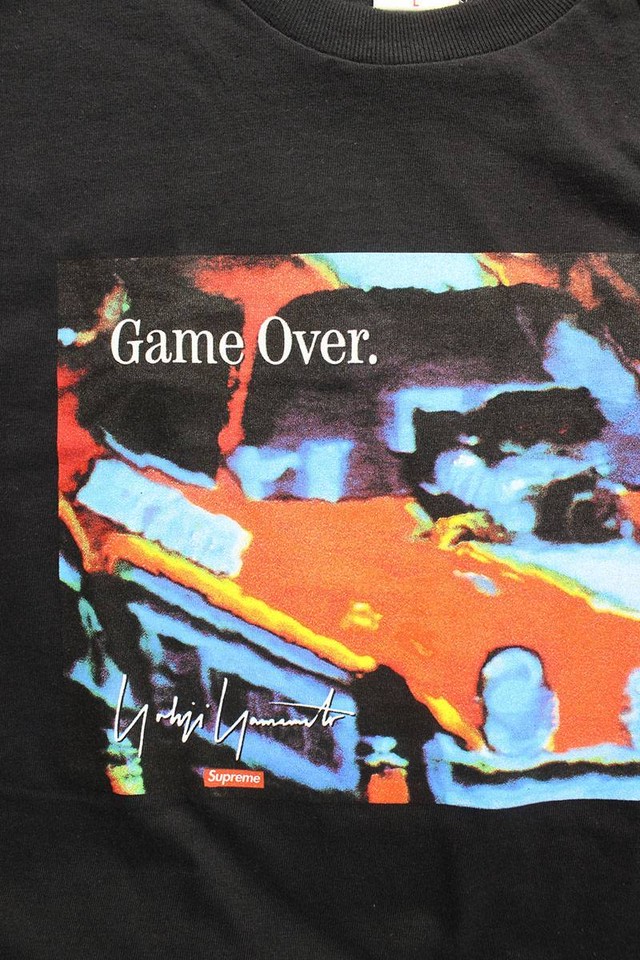 シュプリーム Supreme ヨウジヤマモト Yohji Yamamoto aw Game Over Tee ゲームオーバーtシャツ Rinkan Harajuku