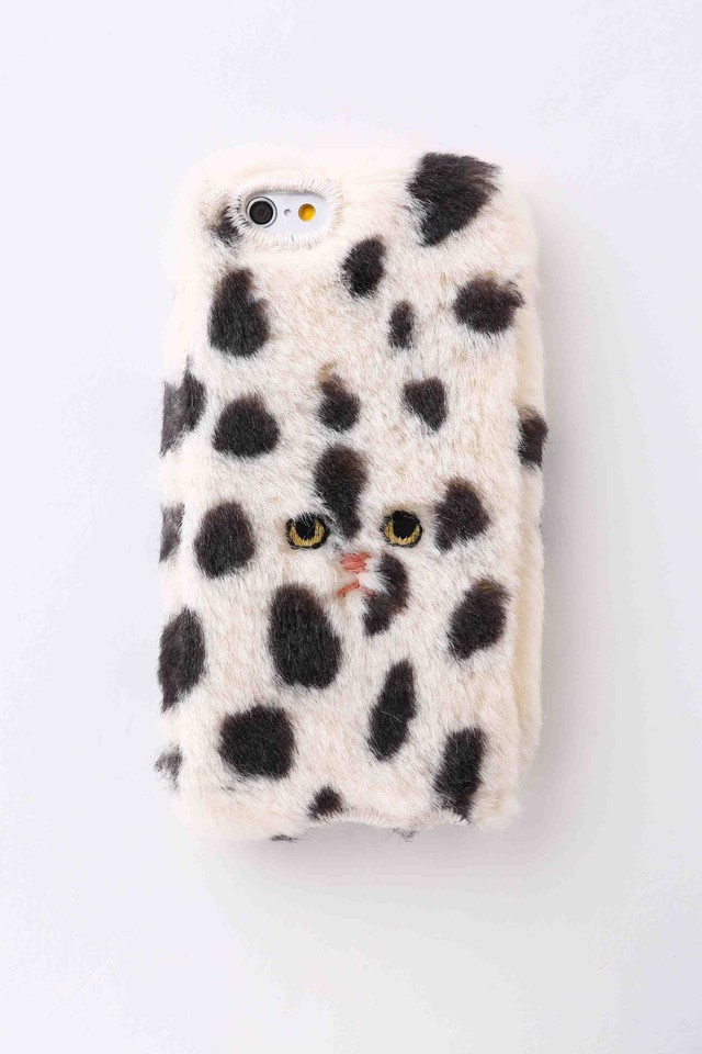 Iphone7 8 Iphone6 6s対応 ドットネコiphoneカバー ホワイト Keora Keora Web Store