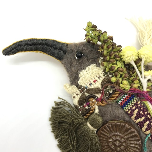 【IRODORI AZ】brooch ⑦ キューイ
