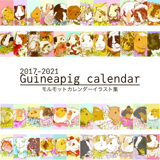 モルモットカレンダーイラスト集 Chocoholiday