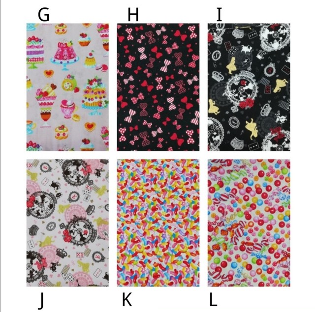 布カット済み 手作りキット 給食袋 女の子柄 ジュエルズピーチ