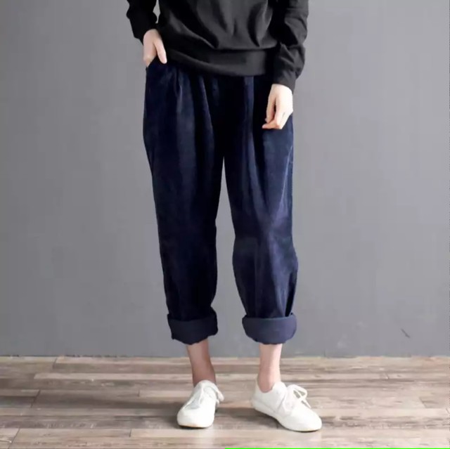 今年も トレンド コーデュロイ テーパードパンツ レディース ボトムス 全5色 イージーパンツ ロングパンツ ボトムス ウエストゴム カジュアル 0701 Sayurio レディースアパレル ファッション プチプラ アラサー アラフォー