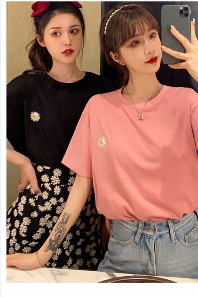 夏服 レディース ビッグシルエット Tシャツ カットソー 半袖 トップス レディース 韓国 オルチャン ファッション 春服 夏服 レディース Basecamp49