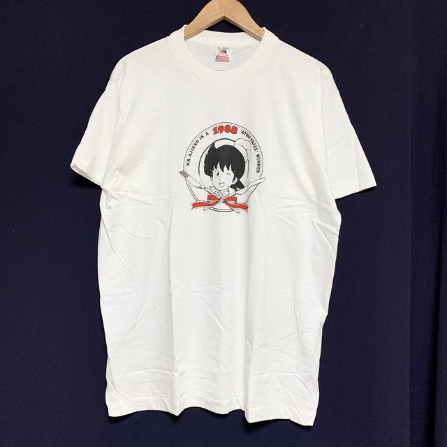 80年代 80 S ミスター味っ子 Tシャツ デッドストック アメリカ製 シングルステッチ 古着 ビンテージ Vintage アニメ マンガ ゲーム Autb