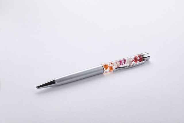 ダイヤモンド増量中 Fioraダイヤモンドボールペン シルバー シルバー Fioraflower