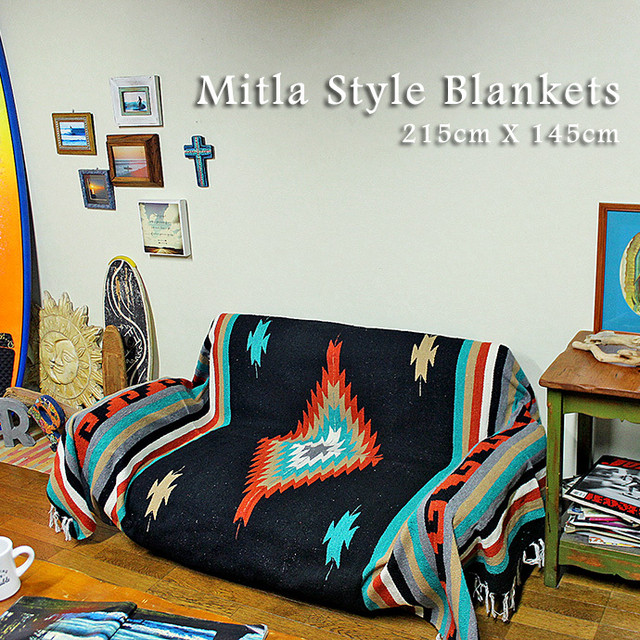 エルパソサドルブランケット社 ミトラブランケット メキシカンラグ エルパソ ネイティブ柄 マルチカバー Rug 6660 Rug Piece