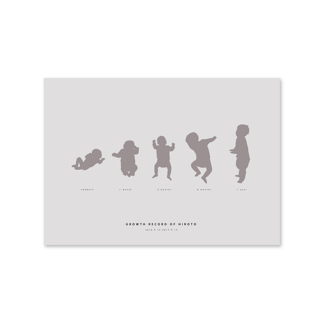 シルエットポスター Illopapier