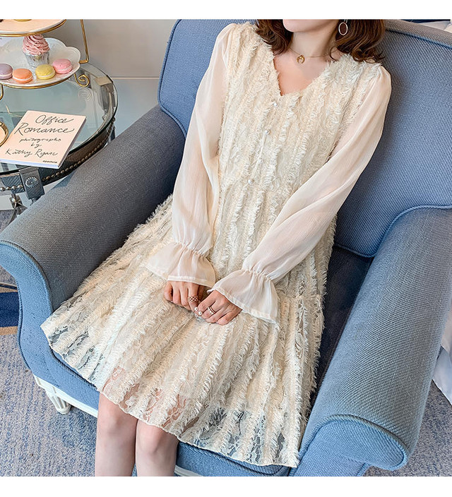 レース編みワンピース 大きいサイズ マタニティ Cherry Cherry レース編みワンピース 大きいサイズ マタニティ Cherry Cherry