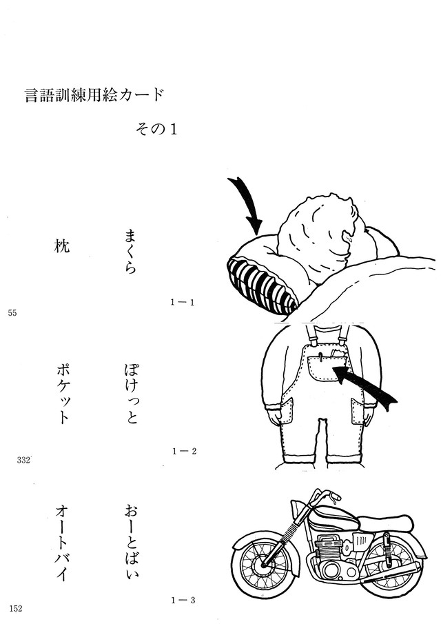 言語訓練用名詞絵カード 名詞絵カード七組 計350枚 セット あかぼし企画 コミュニケーション障害臨床研究グループ