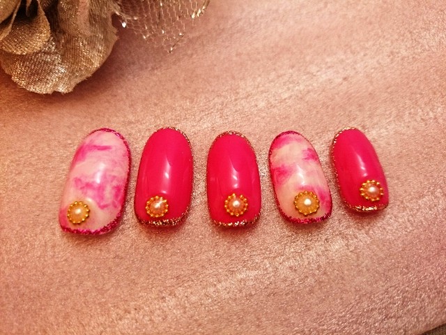 元気いっぱいタイダイネイル Engrosse Nails エングロスネイル