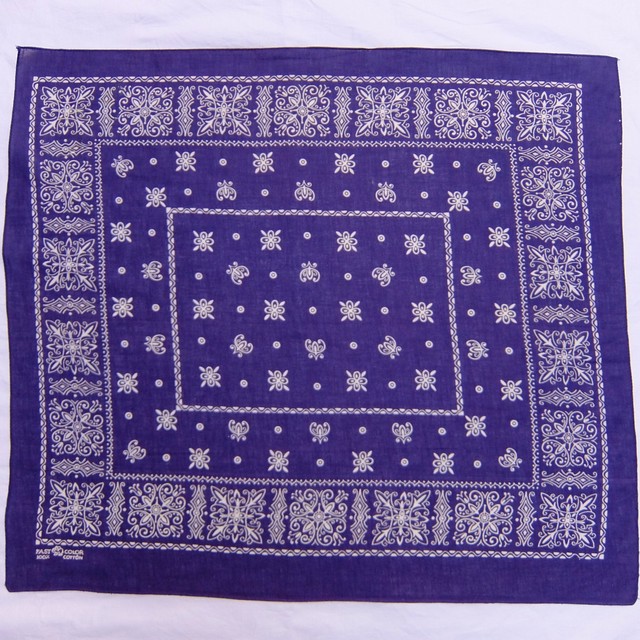 60 S Elephant Brand Bandana 100 Cotton Fast Color 60年代 エレファントブランド 上鼻 バンダナ 100 コットン Big Time ヴィンテージ 古着 Bigtime ビッグタイム