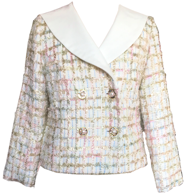 Linton Tweed Jacket Rainbow リントン ツイード ジャケット レインボー Nagisa Sano Paris ナギサ サノ パリ