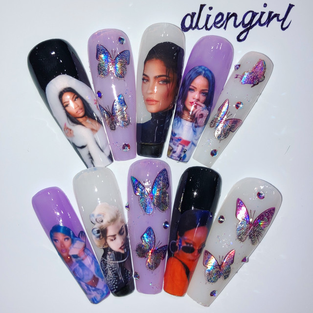 海外ネイルチップ Aliengirl