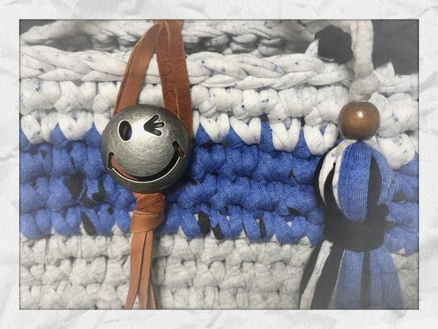 クールニコちゃん 鹿革とめ紐ズパゲッティマルシェ Michellet