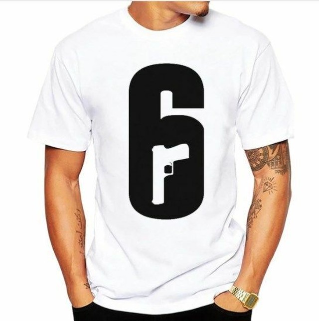 レインボーシックス シージ ロゴデザイン Tシャツ 半袖 Tom Clancy S