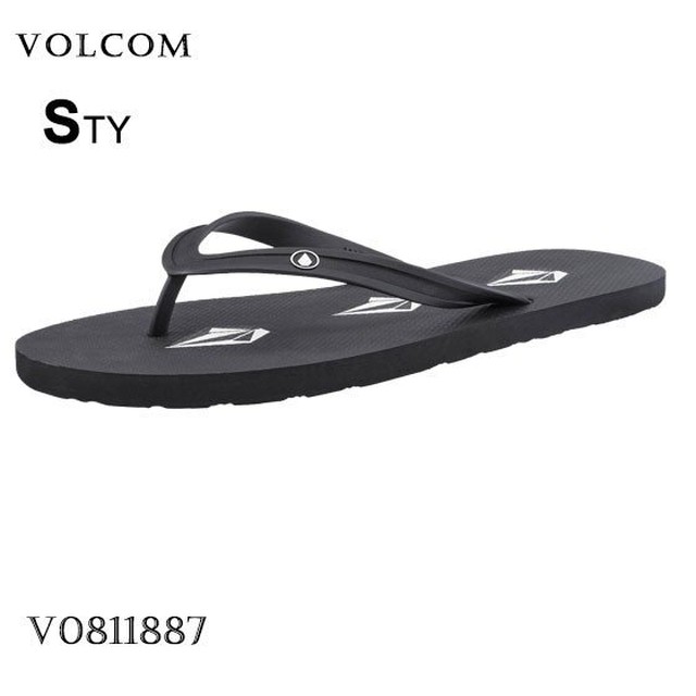 V ボルコム ビーチサンダル メンズ 人気 ブランド 旅行 プレゼント ギフト リゾート ビーチ 黒 Rocker 2 Volcom Beachdays Okinawa