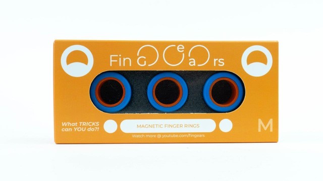 Fingears ブルー オレンジ Fingears フィンギアーズ 新世代のフィジェットトイ