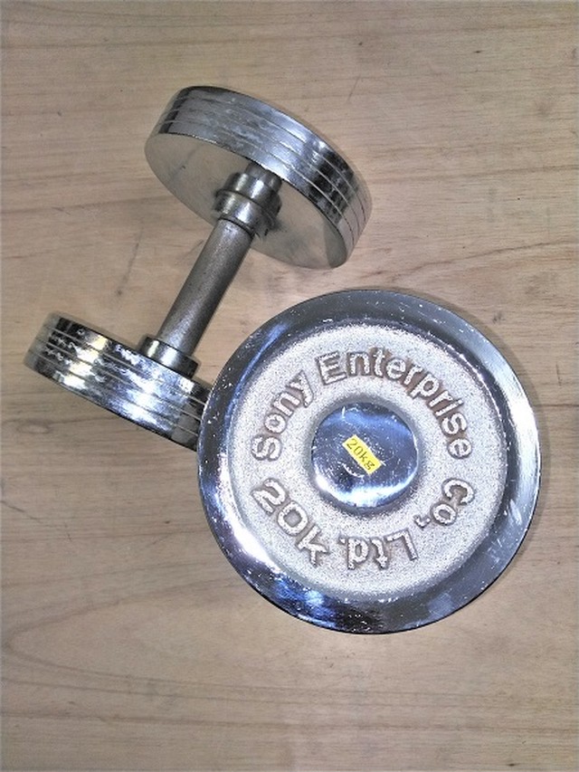 重量固定式 クローム セットダンベル kg ペア お持ち帰り限定商品 中古ダンベル ダンベル商店