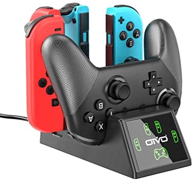 Jpcs ジョイコン Joy Con プロコン 充電 スタンド Oivo Joy Con充電 スイッチプロコン充電 Switchコントローラー充電 急速 充電 4台ジョイコン 1台プロコン 同時充電 充電指示ledランプ付 収納 Az Japan Classic Store