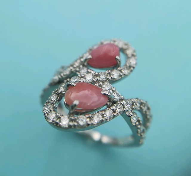 Pt900ツインコンクパールリング Jewelry Sumino スミノ宝石
