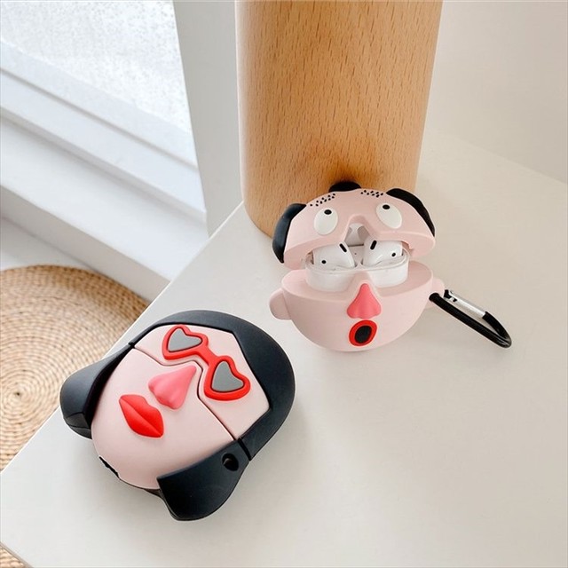 Airpods Pro 第一世代 第二世代 おじさん おばさん 面白い 可愛い 防塵 耐衝撃 イヤフォングッズ アクセサリー そのまま充電可 イヤホン イヤホンケース 収納ケース プレゼント エアーポッズケース Laff Store 会社情報 納期の確認をお願いします