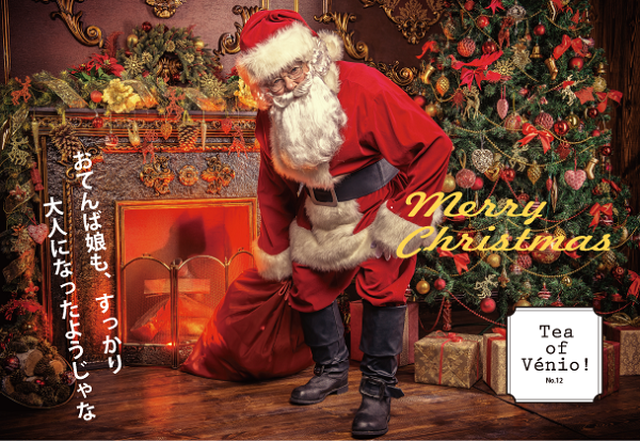 クリスマスポストカード100枚 ロゴ 名入れ無料 ヴェニオ物語