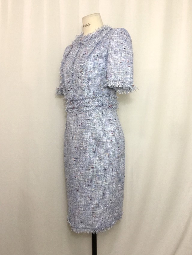 キラキララメ糸ツイードワンピース Koi