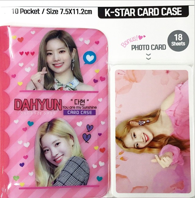 Twice Dahyun カードケース カードセット キラキラ韓流商店