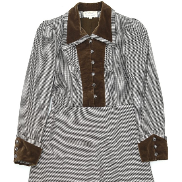 Vintage Houndstooth check onepiece