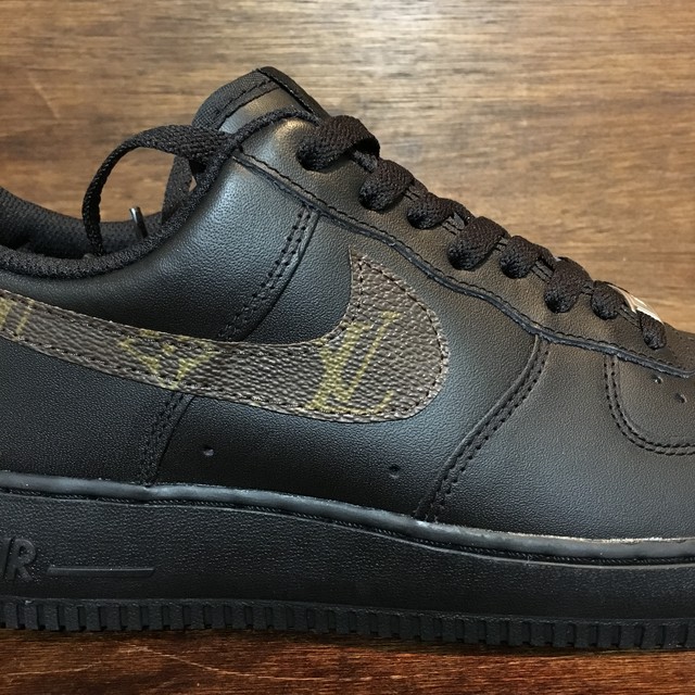 Nike Air Force 1 07 Low Black Louis Vuitton 27 5cm Othreecustom